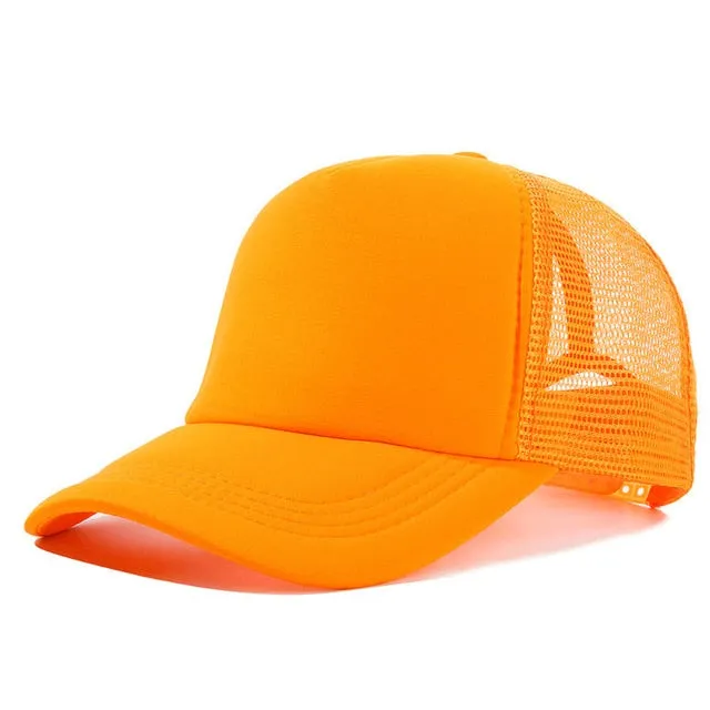 1 PCS Unisex Casual Plain Mesh Baseball Cap