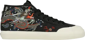 Adidas Footpatrol x Juice x Matchcourt Mid 'Dragon' Sneakers, Black