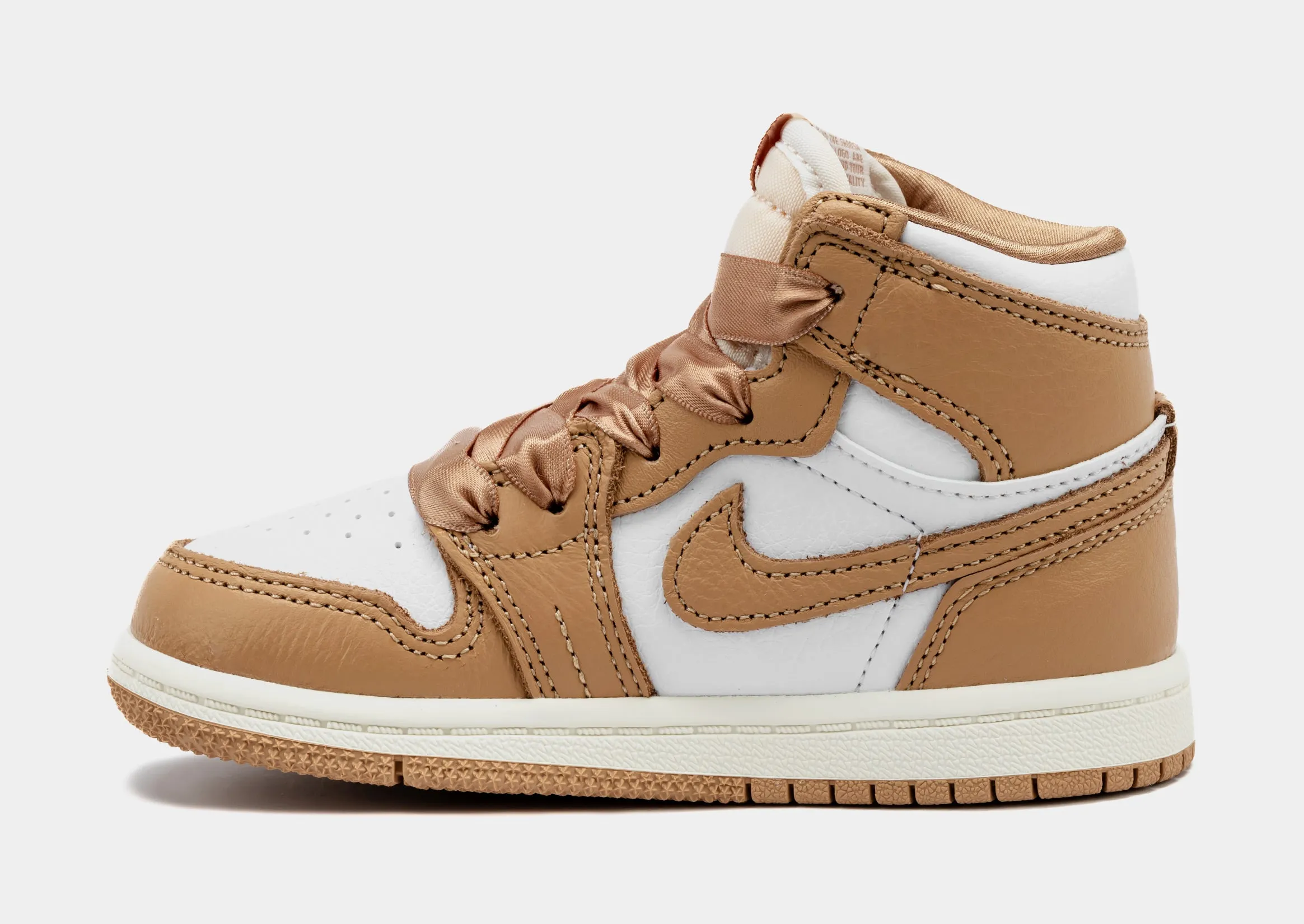 Air Jordan 1 Retro High OG Praline Infant Toddler Lifestyle Shoes (Praline/White/Sail) Free Shipping