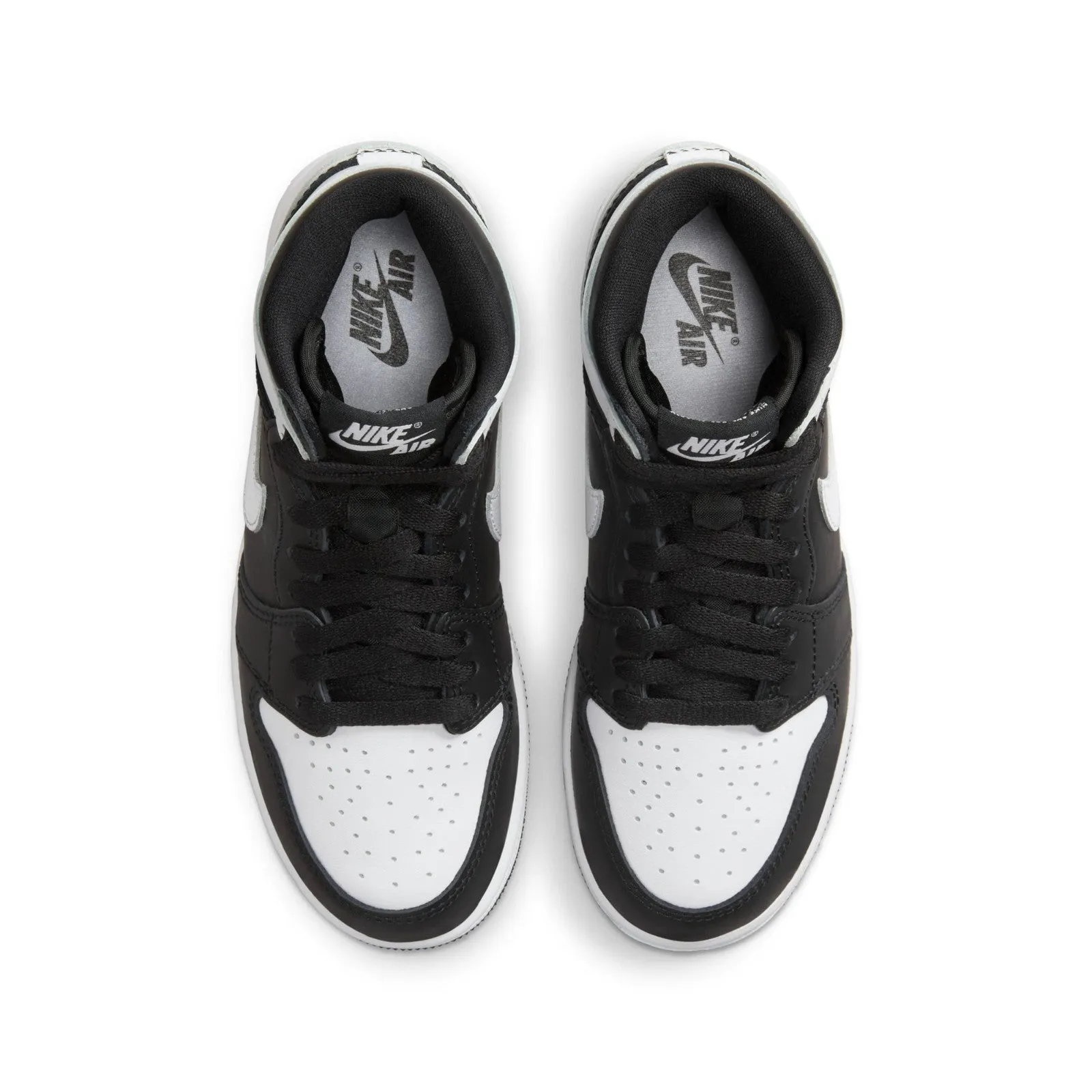 Air Jordan 1 Retro High OG "Black White" GS Kids Shoes FD1437-010