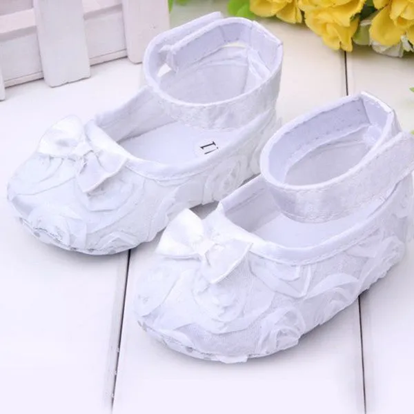 Baby Girl Shoes Todder First Walkers Shoes Infant Girls Prewalker Flower Soft Sole Shoe