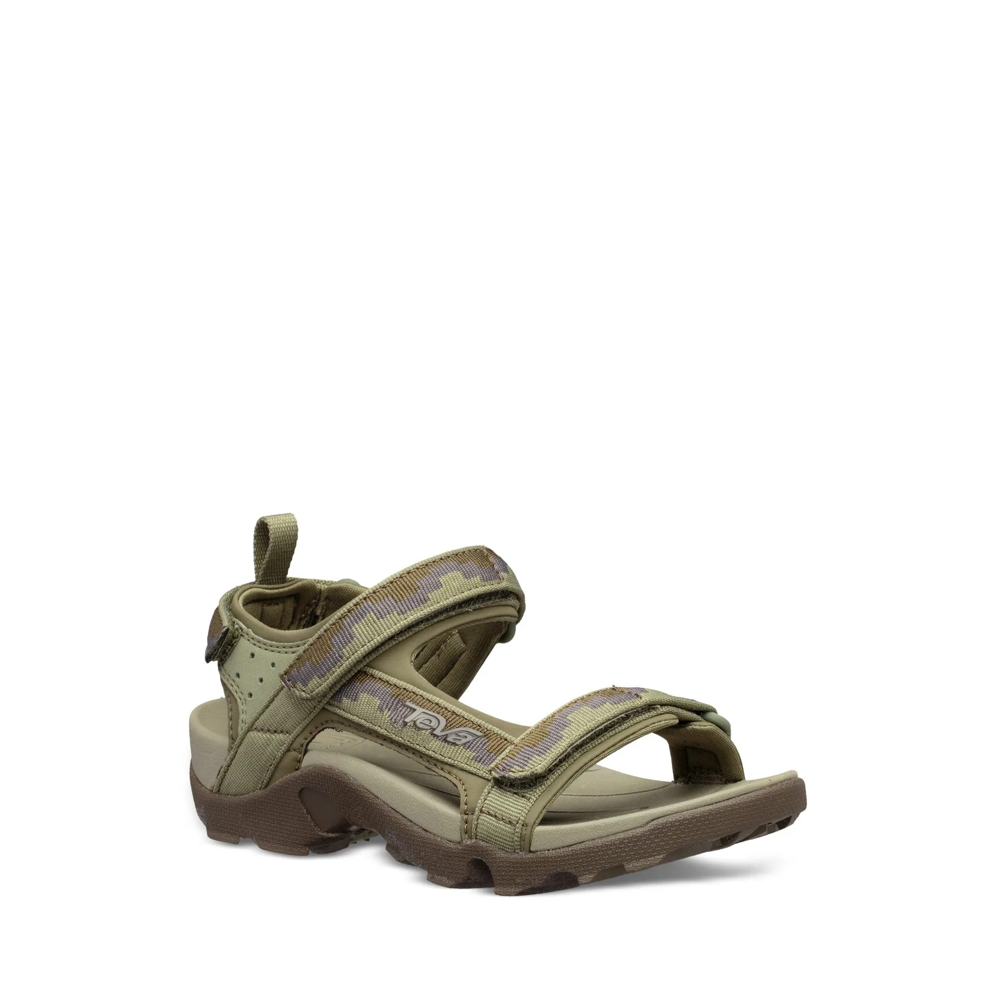 Big Kid's Teva Tanza Color: Steps Dark Olive