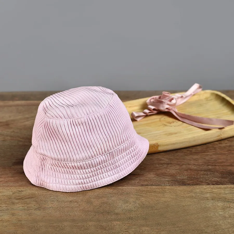 Bloom Solid Pink Bucket Hat