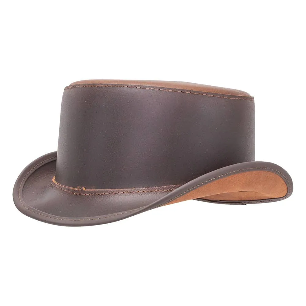 Bromley | Mens Leather Top Hat