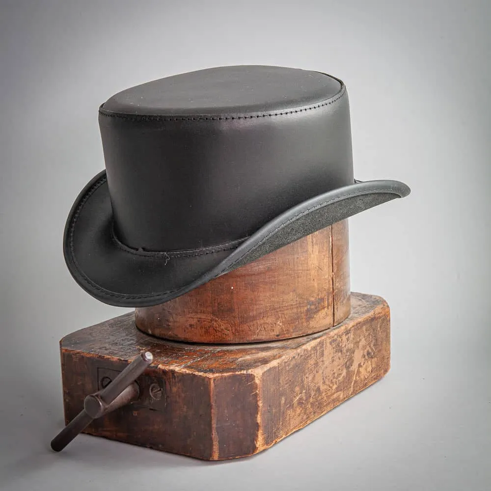 Bromley | Mens Leather Top Hat