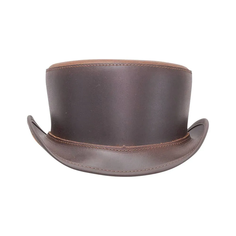 Bromley | Mens Leather Top Hat