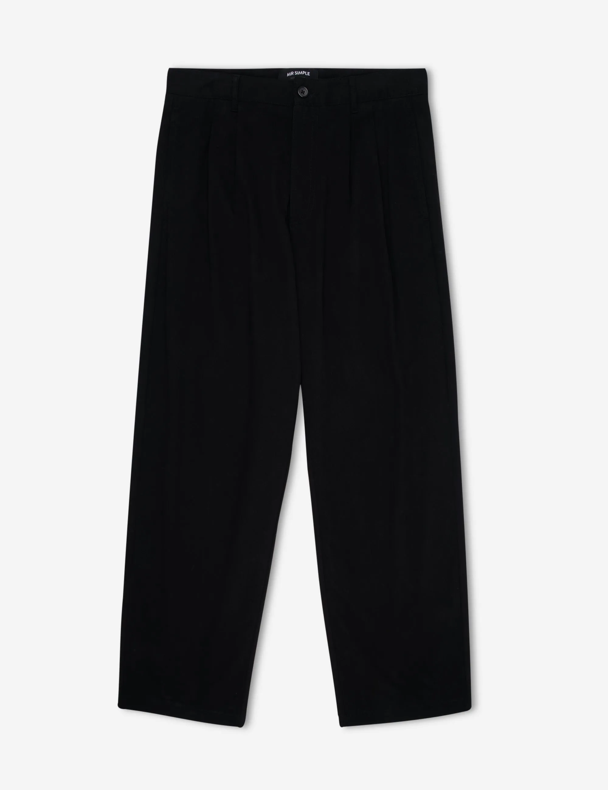 Brooklyn Pleated Pant - Black