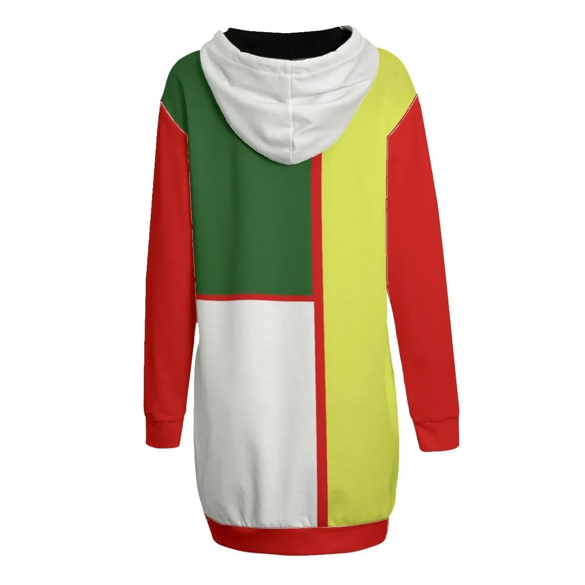 Color Block Astute Women's Long Hoodie | Interlock Fabric