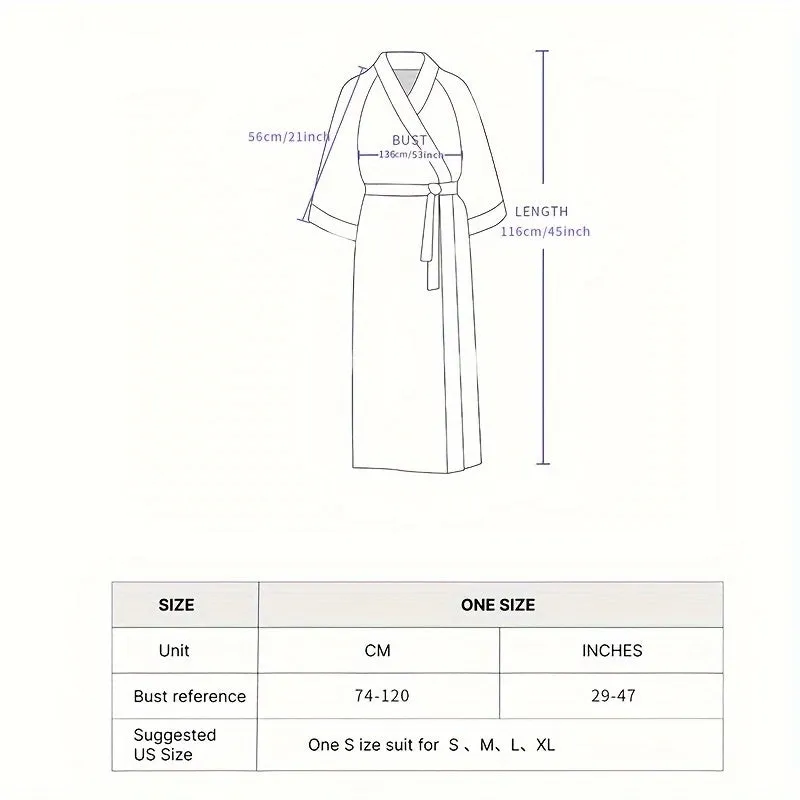 Contemporary Polyester Bathrobe for Men and Women – Soft, Quick-Dry, Water-Absorbent, Space-Themed Knit Robe with Other Patterns – One Size Fits S to XL, 230gsm