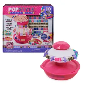 Cool Maker Popstyle Bracelet Maker, 170 Beads, Make & Remake 10 Bracelets, Friendship Bracelet Making Kit, Diy Arts & Cr