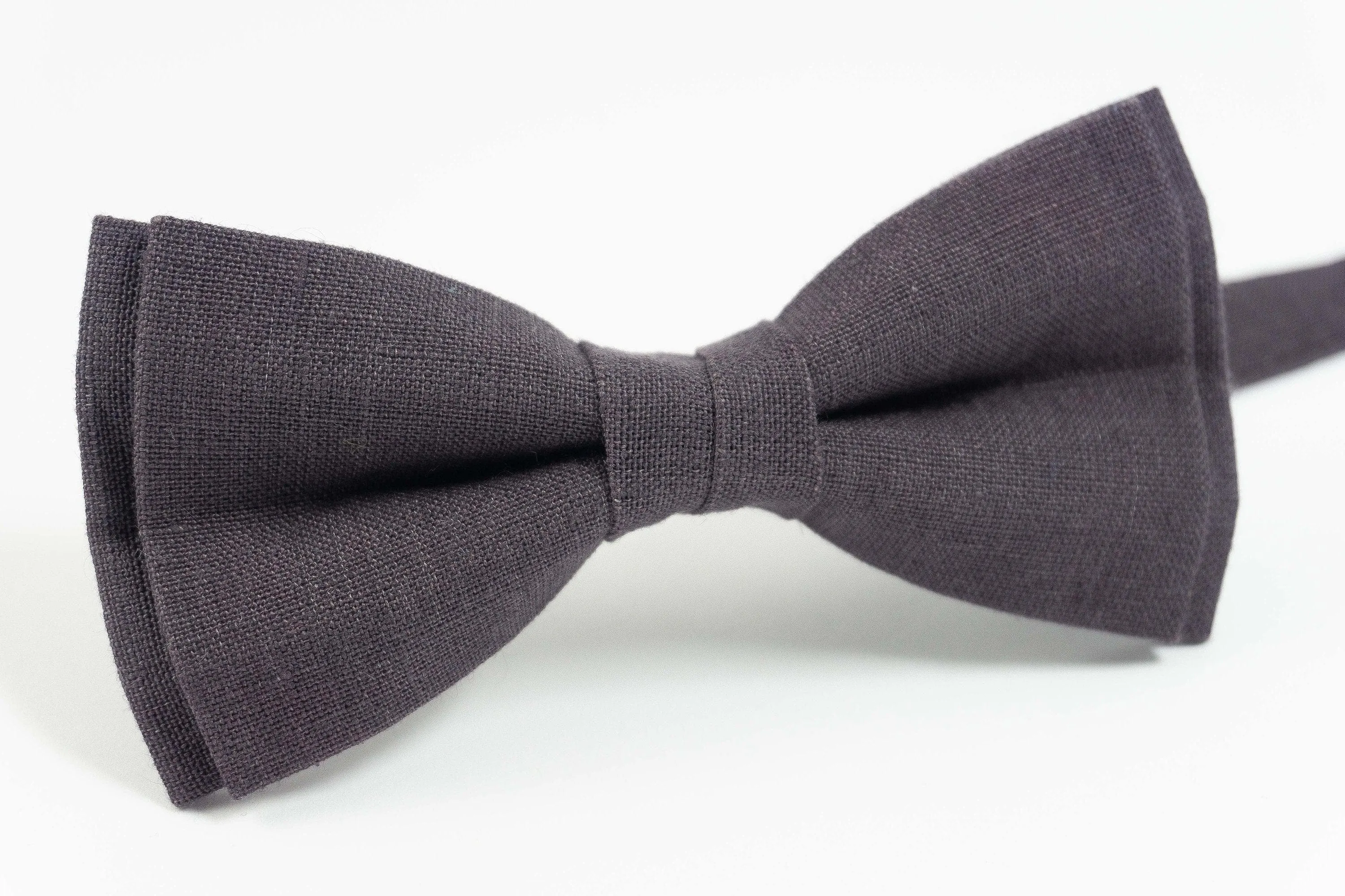 Dark brown bow tie for men | Bow tie for boys ring bearer