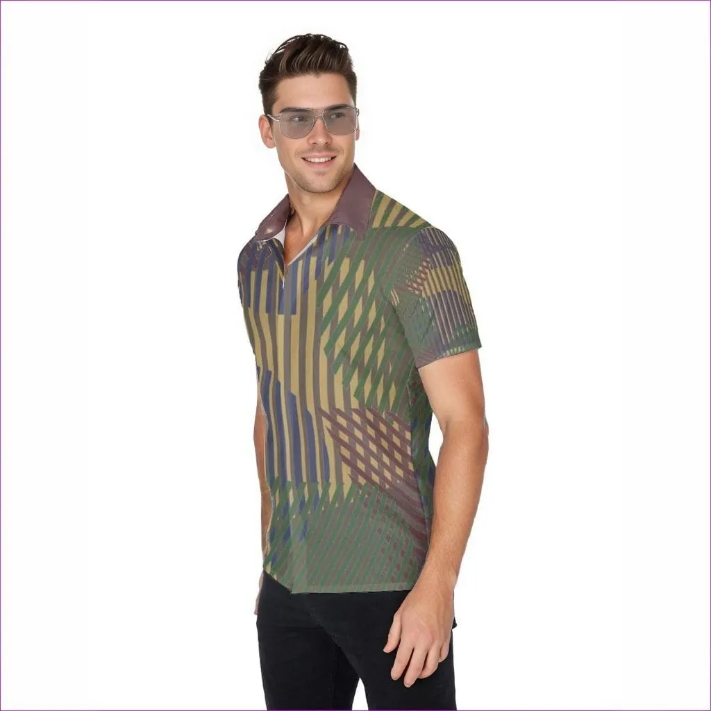 Dark Vivid Weaved Men's Shirt