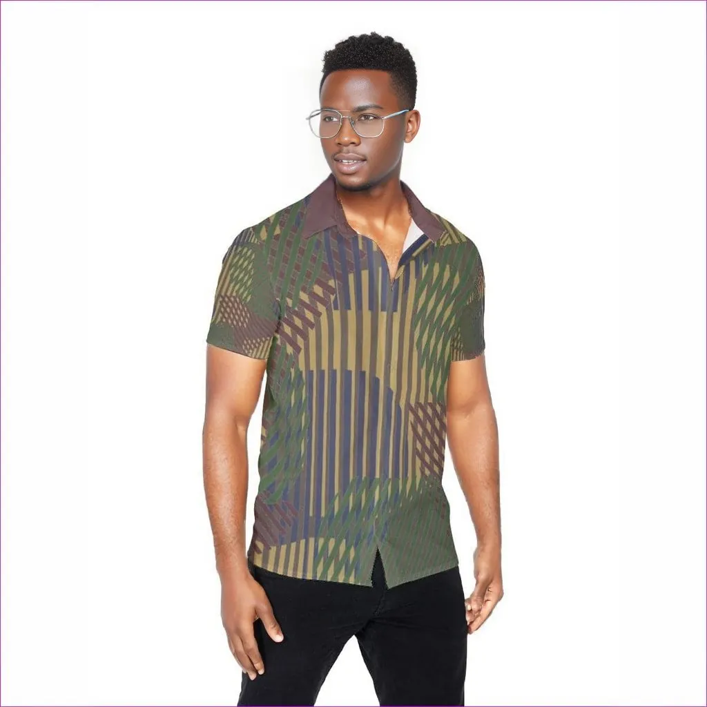 Dark Vivid Weaved Men's Shirt