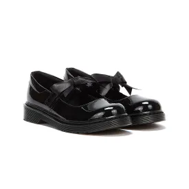 Dr. Martens Maccy II Patent Lamper Junior Black Shoes