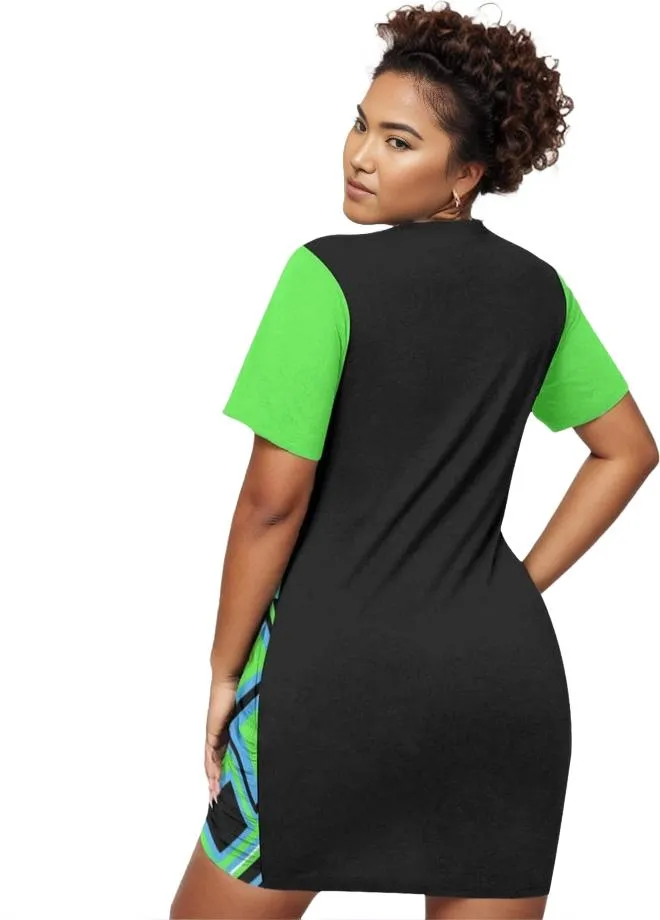 Funky² Women’s Stacked Hem Dress Voluptuous ( ) Plus Size