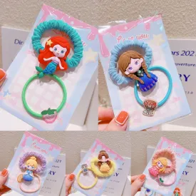 Girl Princess Hair Elastic Set