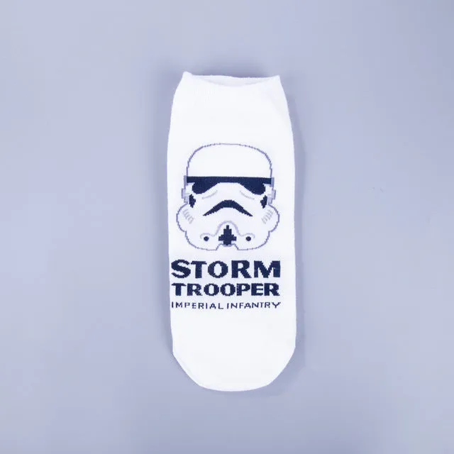 High Quality New Arrival Star Wars Patterns Cotton Casual Socks Men's Brand Casual Socks Free Shipping