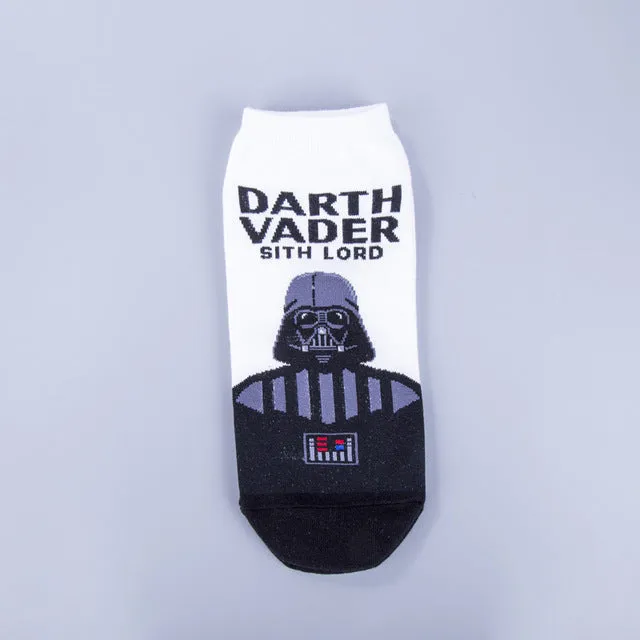 High Quality New Arrival Star Wars Patterns Cotton Casual Socks Men's Brand Casual Socks Free Shipping