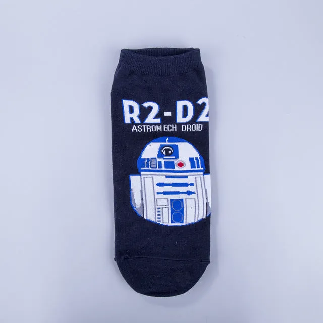 High Quality New Arrival Star Wars Patterns Cotton Casual Socks Men's Brand Casual Socks Free Shipping