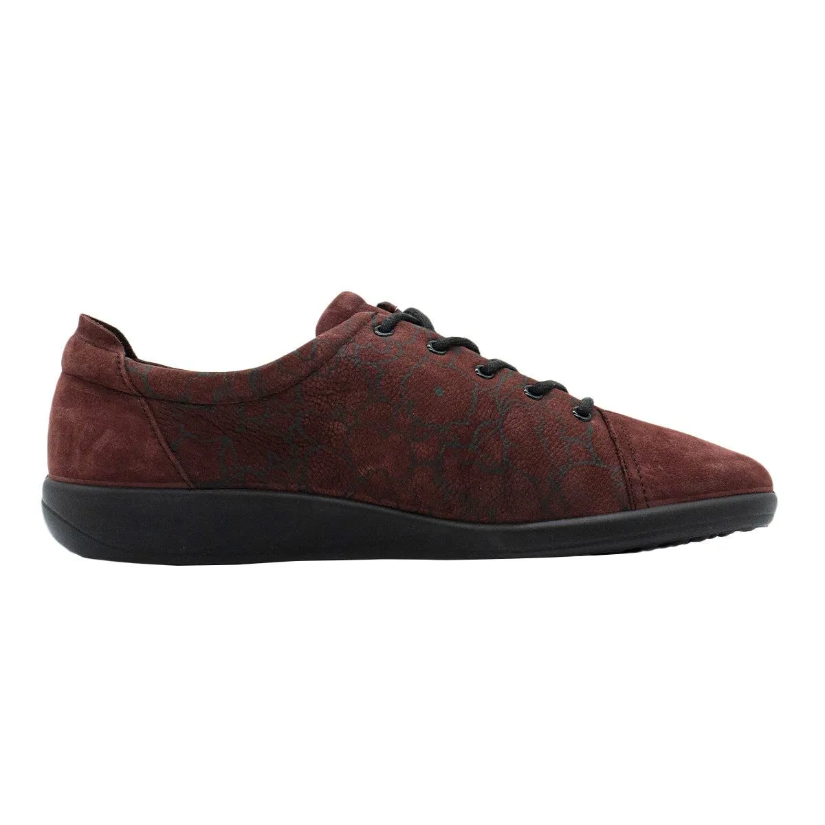 Hotter Dew Low-Top Sneakers Leather Burgundy Colour For Women