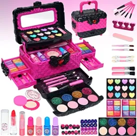 Kids Makeup Sets for Girls - Safe & Non Toxic Washable Make up for Kids