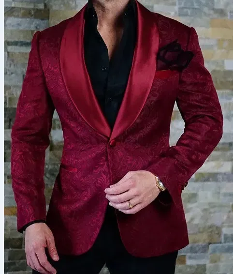 Latest Design One Button White Paisley Shawl Lapel Wedding Groom Tuxedos Men Party Groomsmen Suits (Jacket Pants Tie) K32