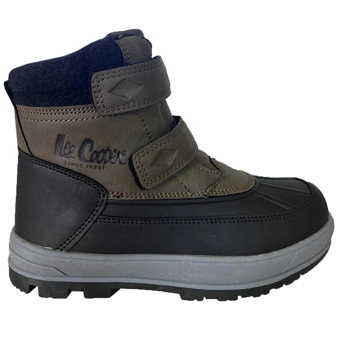 Lee Cooper Kids Shoes Khaki Lcj-23-01-2058K 28