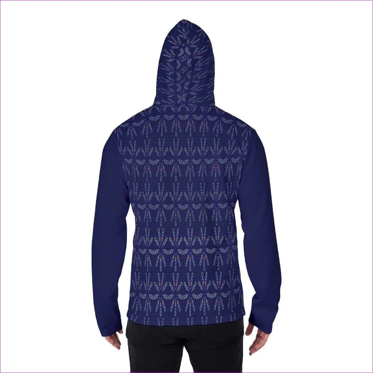 Mandala Men's Pullover Hoodie With Mask