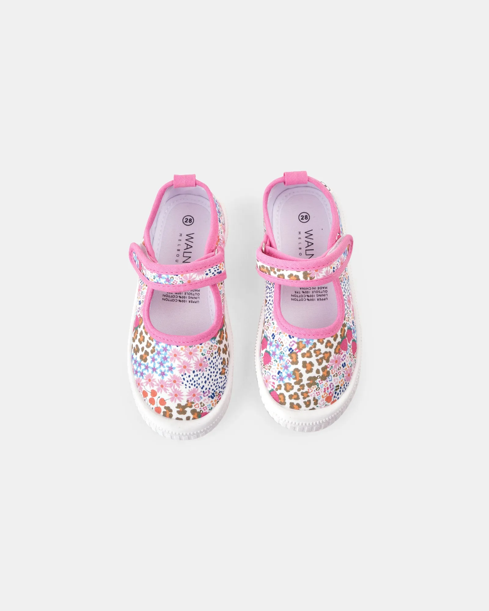 Mary Jane Canvas - Leopard Berries