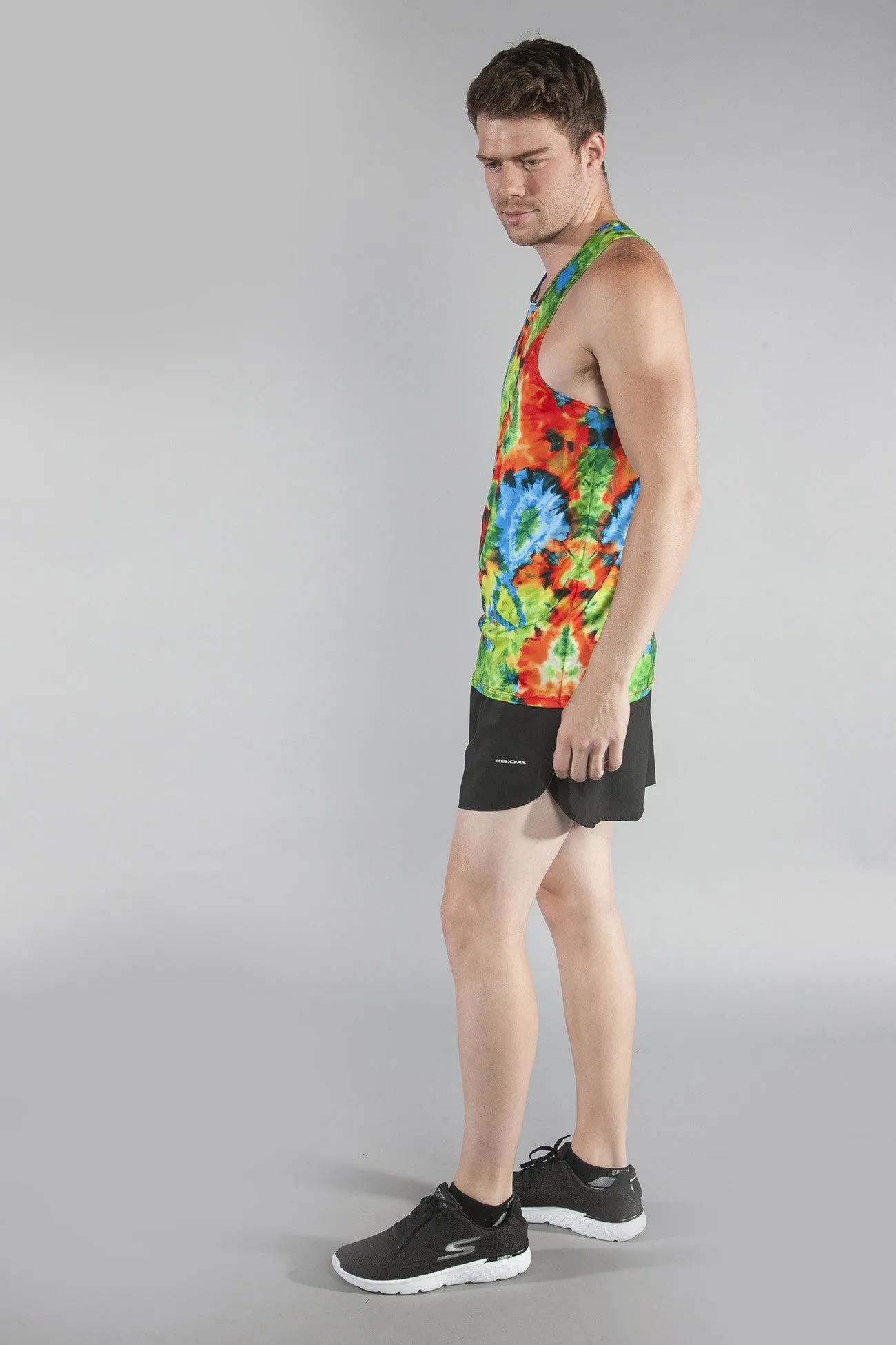 Men's Competitor Lite Printed Singlet - Woodstock