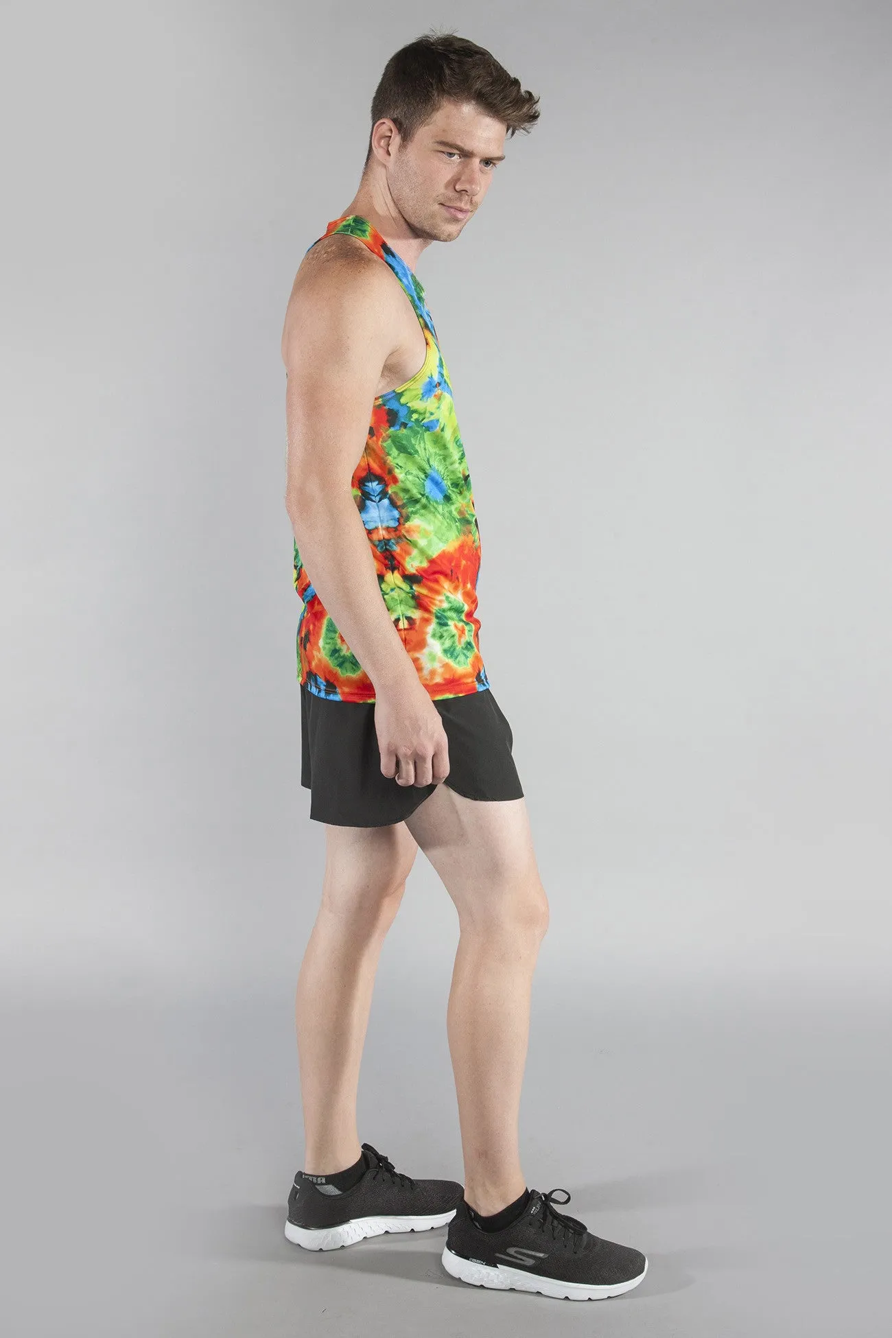 Men's Competitor Lite Printed Singlet - Woodstock