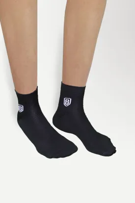 Nylon High Ankle Socks  - Black