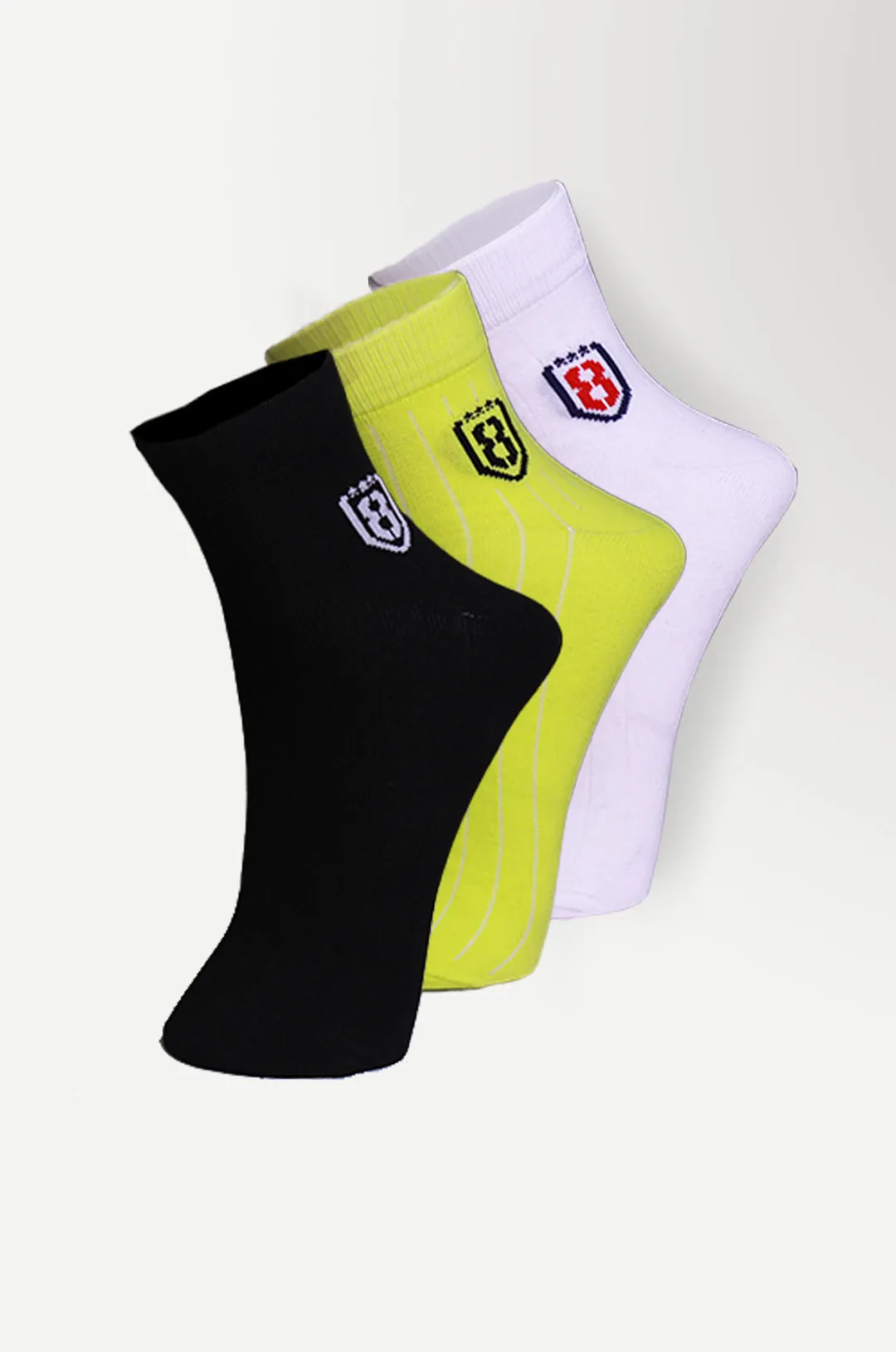 Nylon High Ankle Socks Set