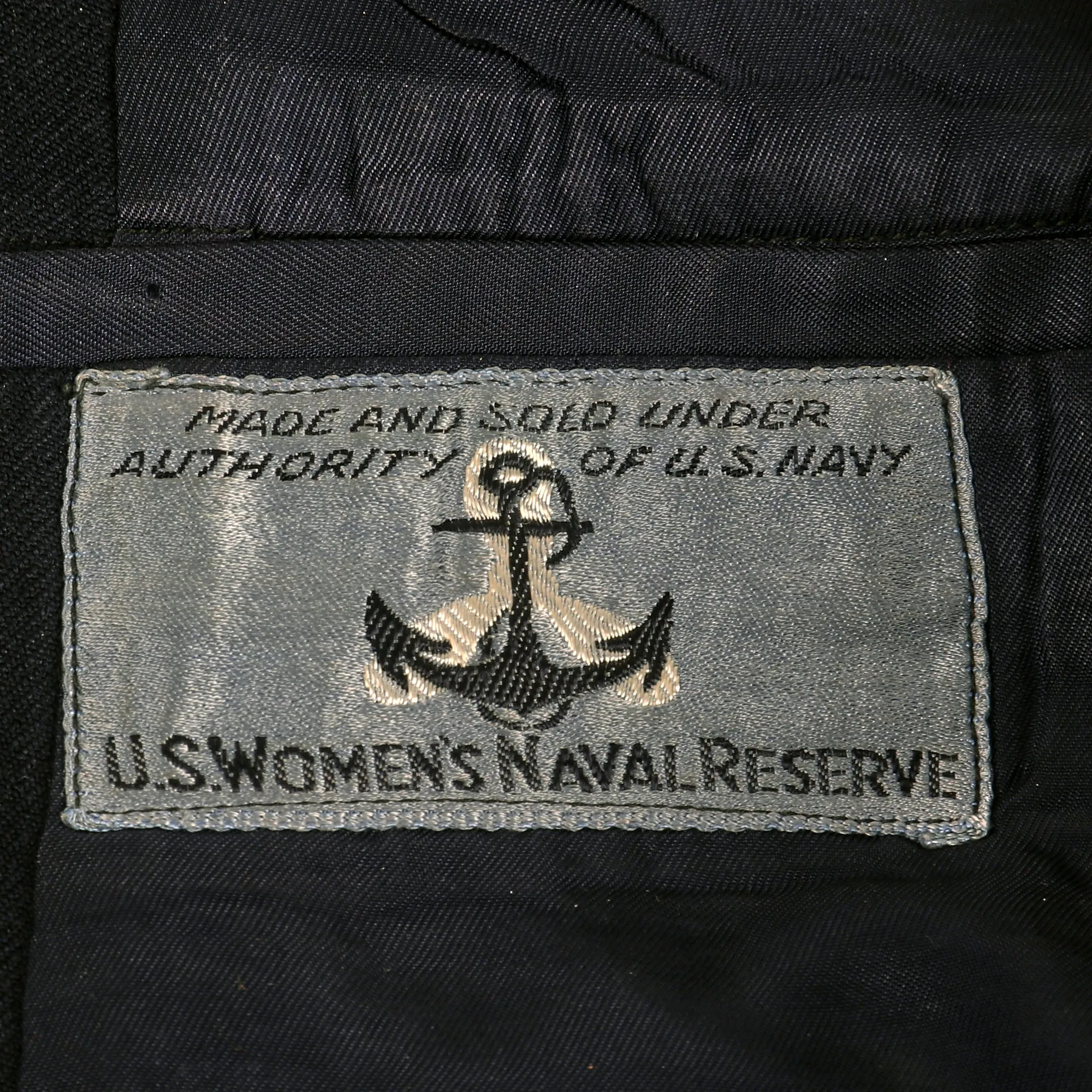 Original U.S. WWII Women Accepted for Volunteer Emergency Service “WAVES” Naval Reserve Blue Service Dress Uniform Grouping For Chief Yeoman Yvonne McManus