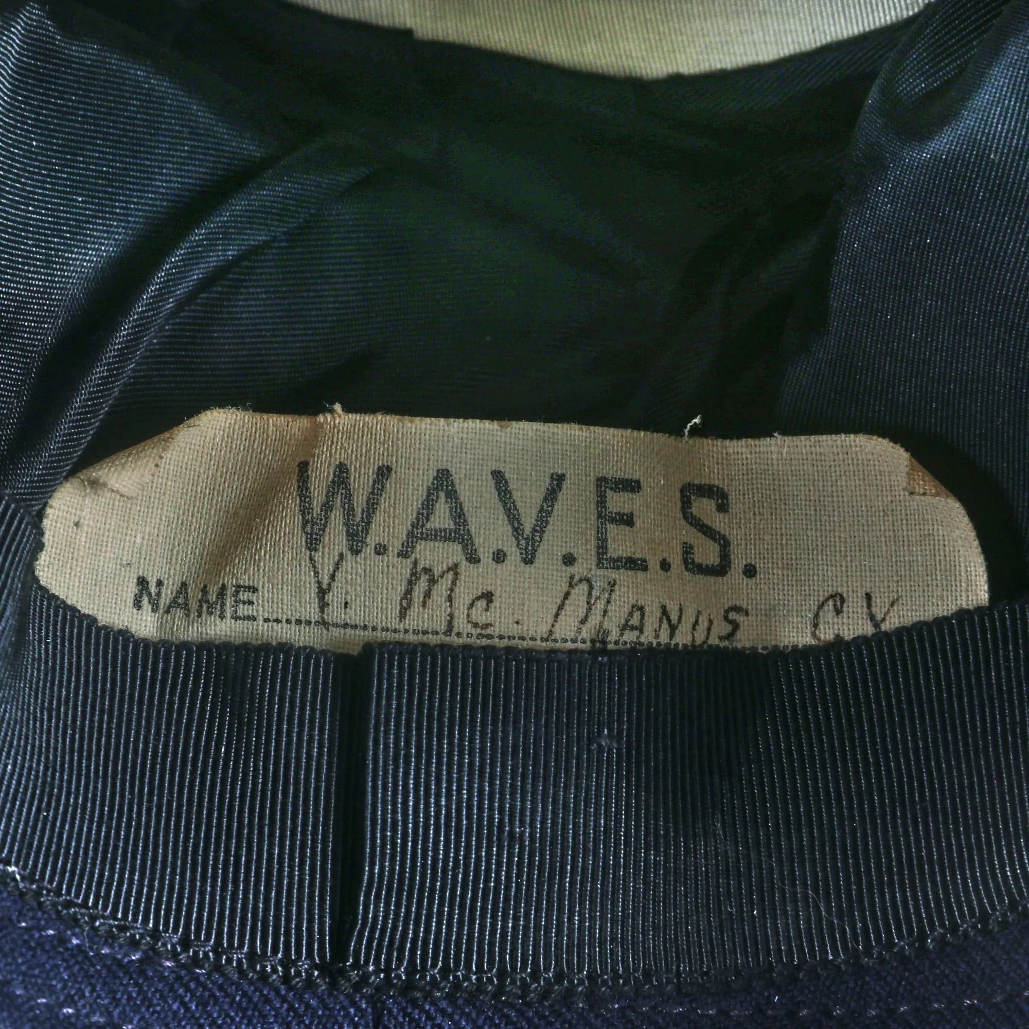 Original U.S. WWII Women Accepted for Volunteer Emergency Service “WAVES” Naval Reserve Blue Service Dress Uniform Grouping For Chief Yeoman Yvonne McManus