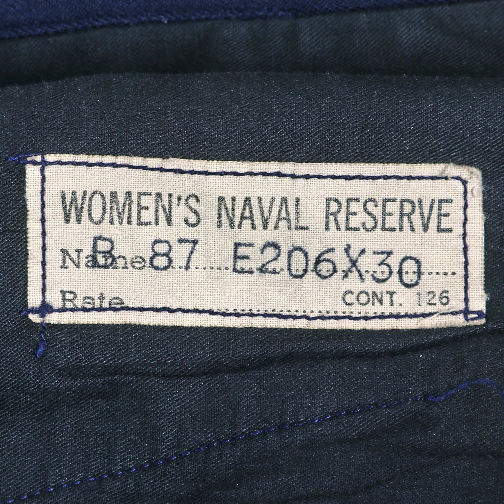 Original U.S. WWII Women Accepted for Volunteer Emergency Service “WAVES” Naval Reserve Blue Service Dress Uniform Grouping For Chief Yeoman Yvonne McManus