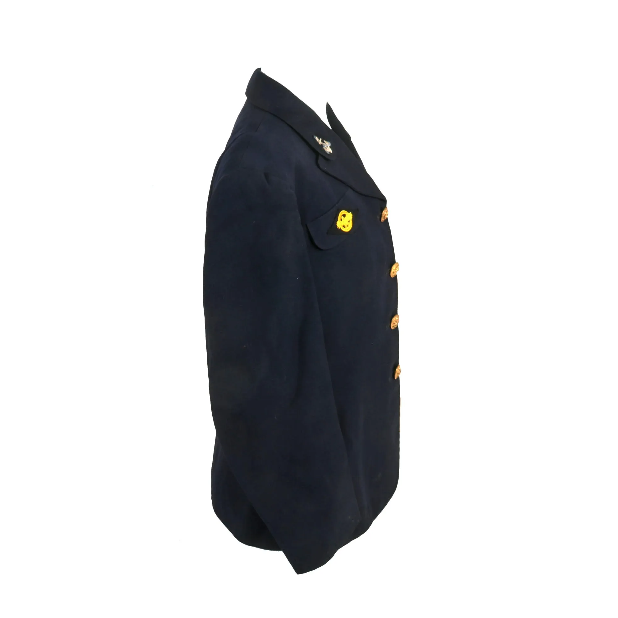 Original U.S. WWII Women Accepted for Volunteer Emergency Service “WAVES” Naval Reserve Blue Service Dress Uniform Grouping For Chief Yeoman Yvonne McManus