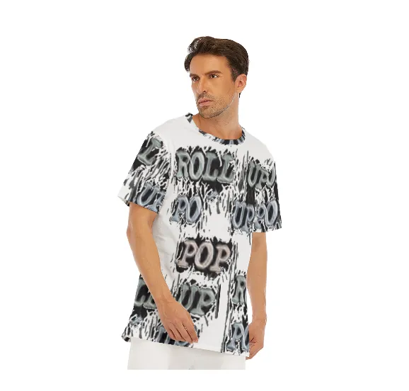 Roll Up Po' Up Pop Men's O-Neck T-Shirt | 100% Cotton