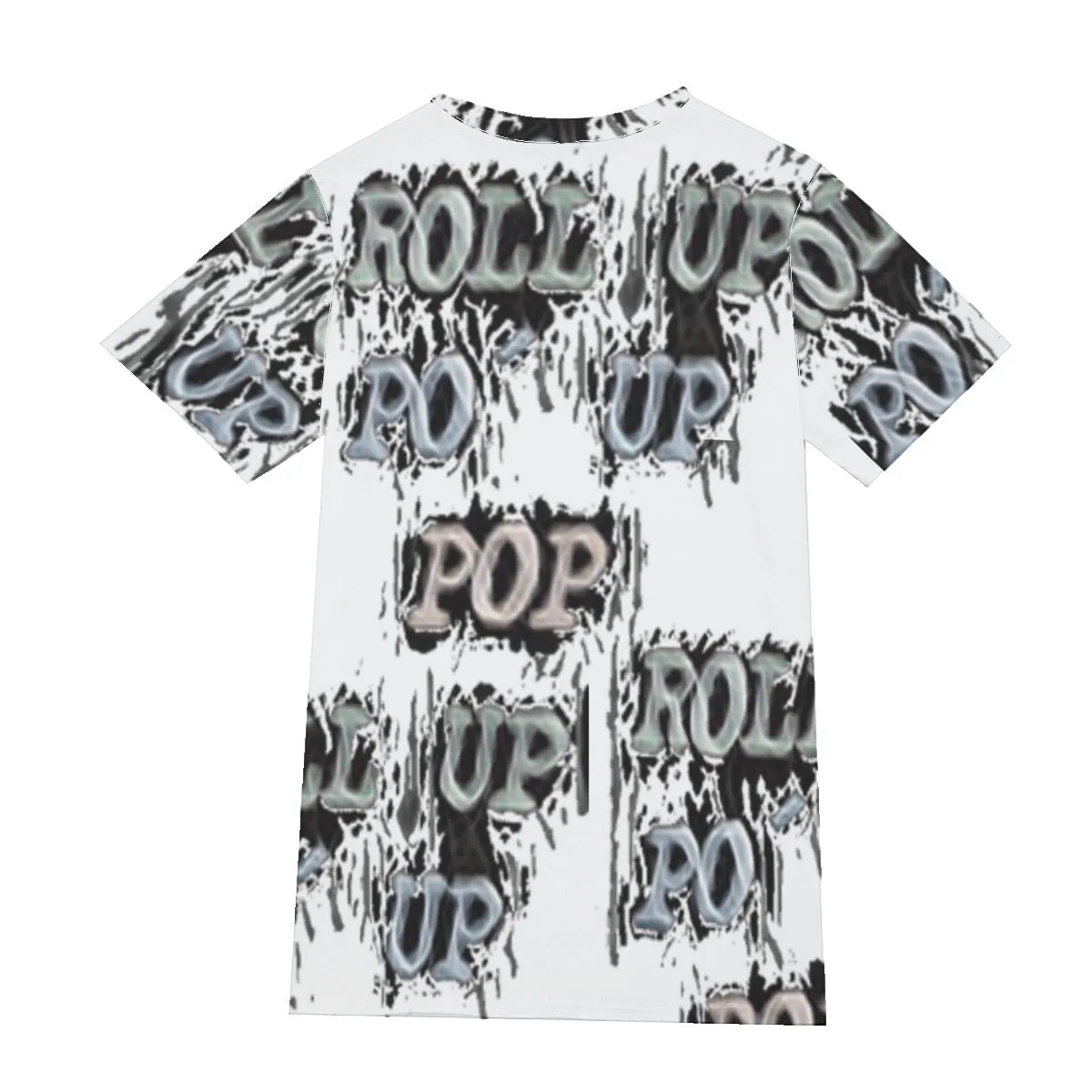 Roll Up Po' Up Pop Men's O-Neck T-Shirt | 100% Cotton