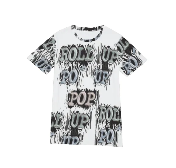 Roll Up Po' Up Pop Men's O-Neck T-Shirt | 100% Cotton