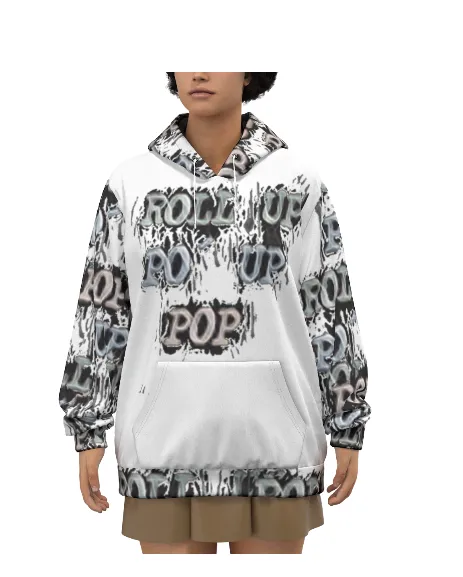 Roll Up Po' Up Pop Unisex Pullover Hoodie | 100% Cotton