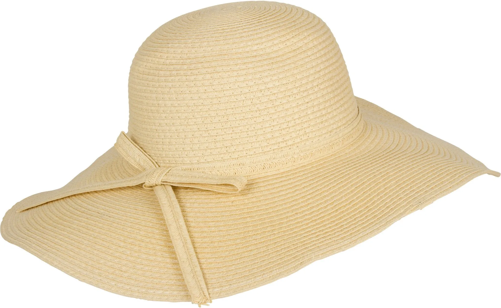 Sakkas Katy Wide Brimmed Straw Floppy Hat With Straw Bow