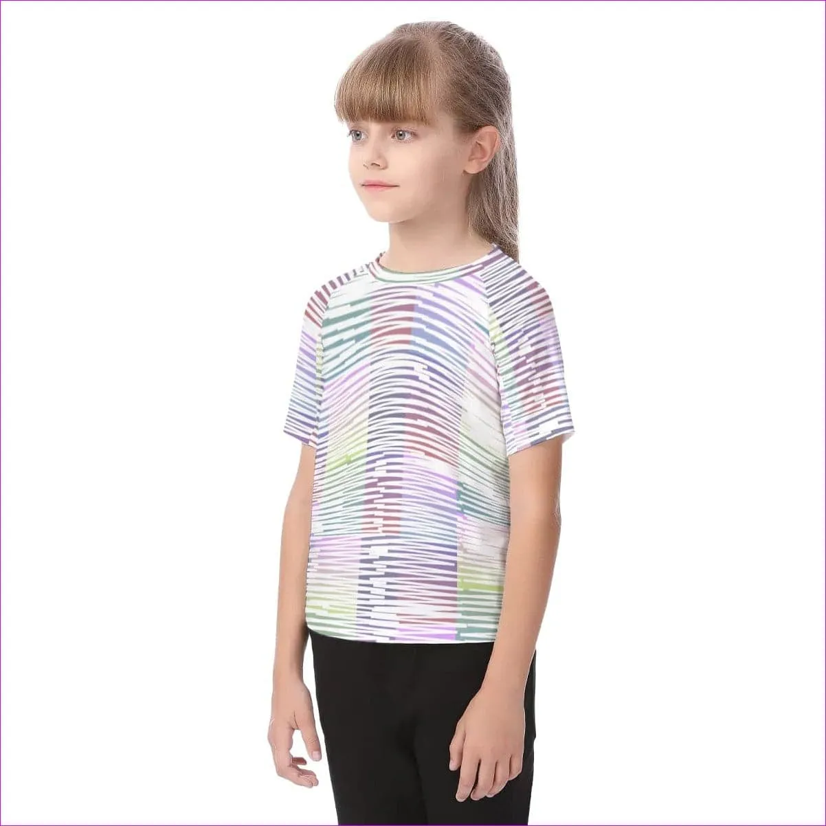 Scribbled Kids Raglan Sleeve T-shirt