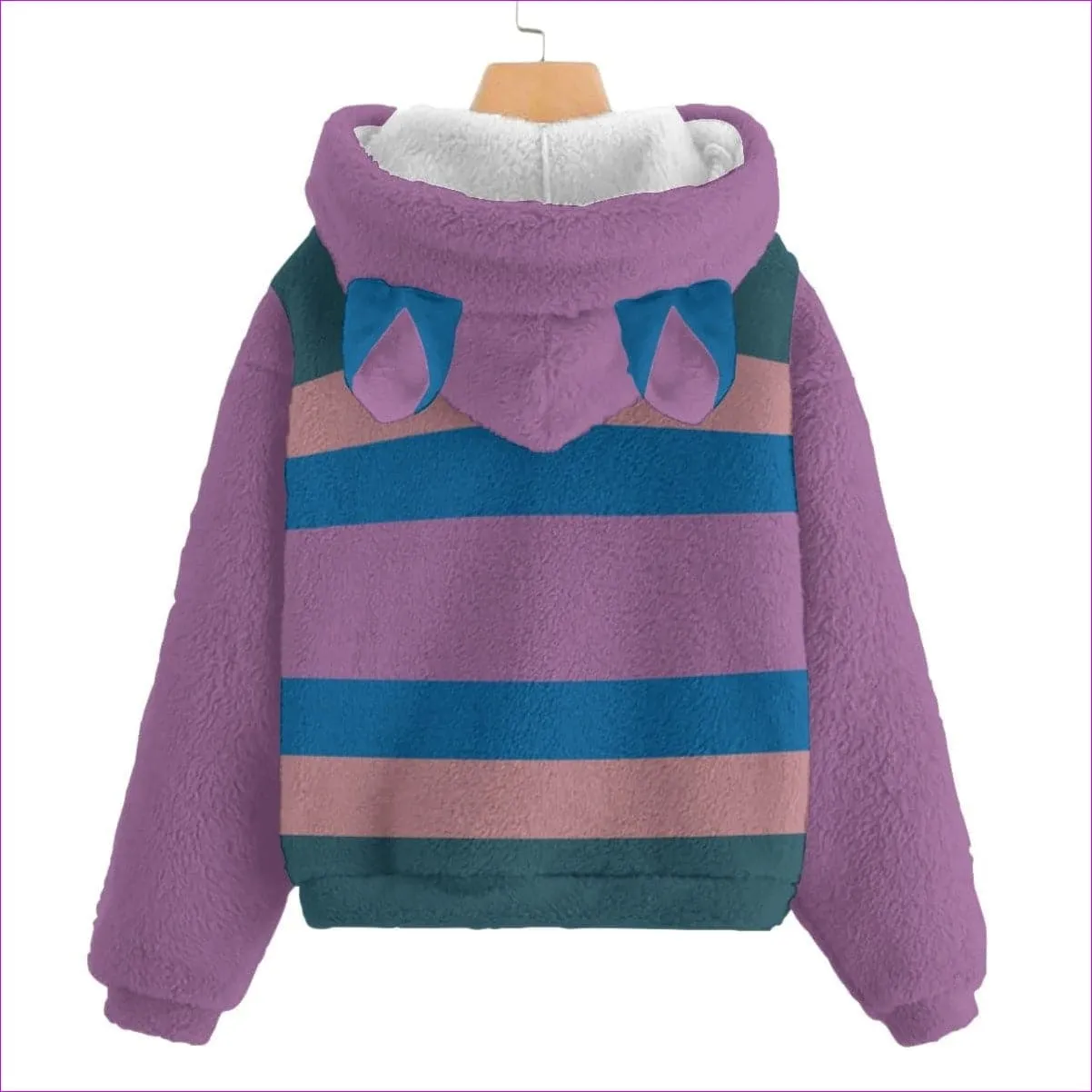 Striped Kids Kid’s Plush Sweatshirt With Ear