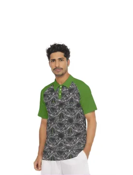 TSWG Black Ice  Men's Short Sleeve Polo Shirt With Button Closure